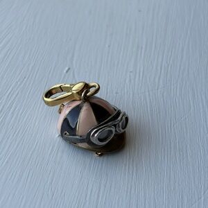 Y2K Juicy Couture Bracelet Horse Jockey Helmet Dangle Charm